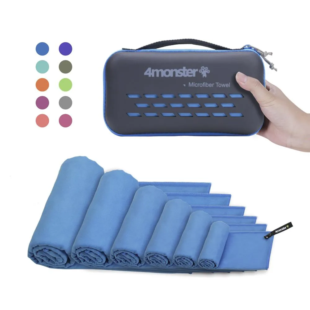 4Monster EVA Case Antibacterial Travel Towel