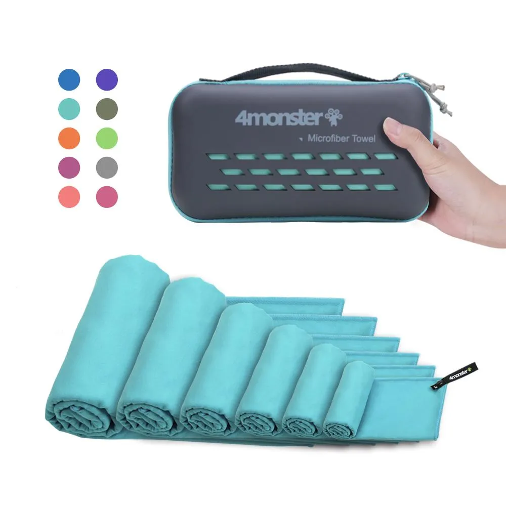 4Monster EVA Case Antibacterial Travel Towel