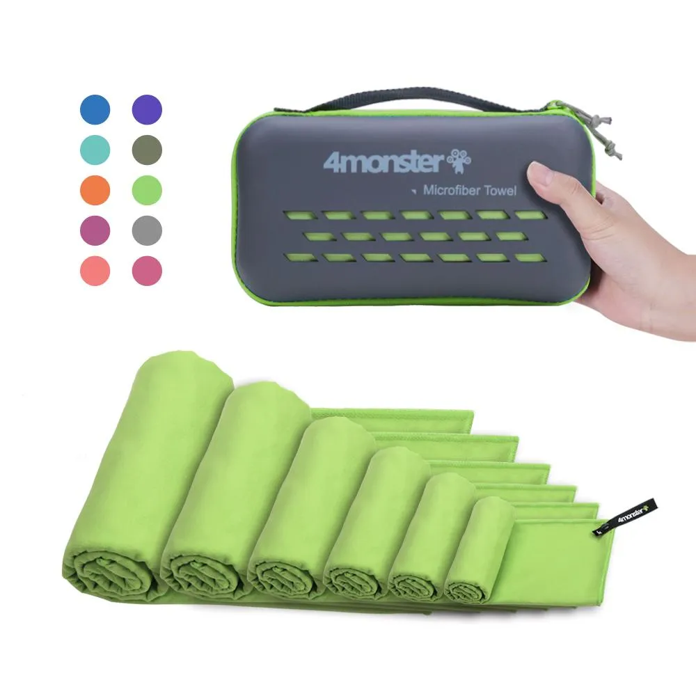 4Monster EVA Case Antibacterial Travel Towel