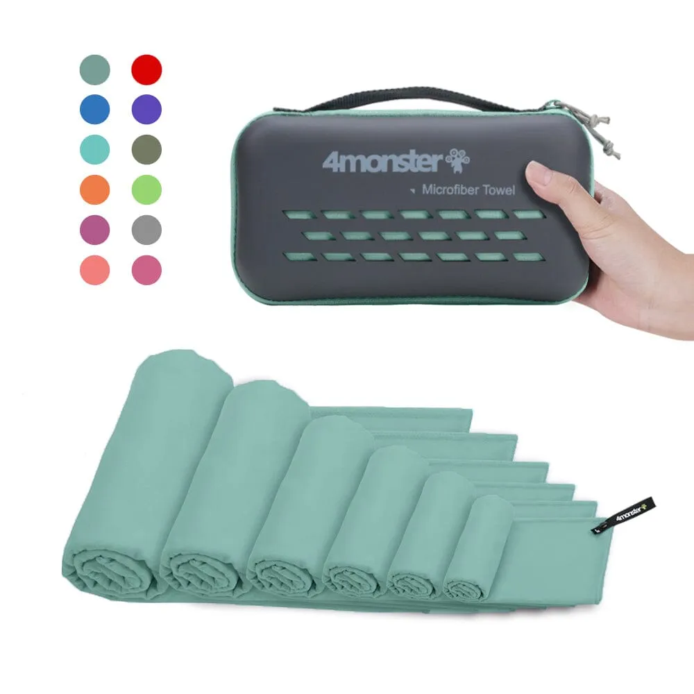 4Monster EVA Case Antibacterial Travel Towel