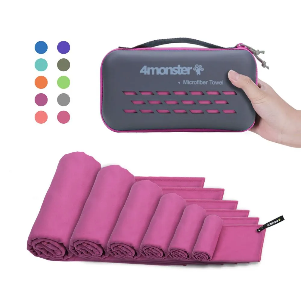 4Monster EVA Case Antibacterial Travel Towel