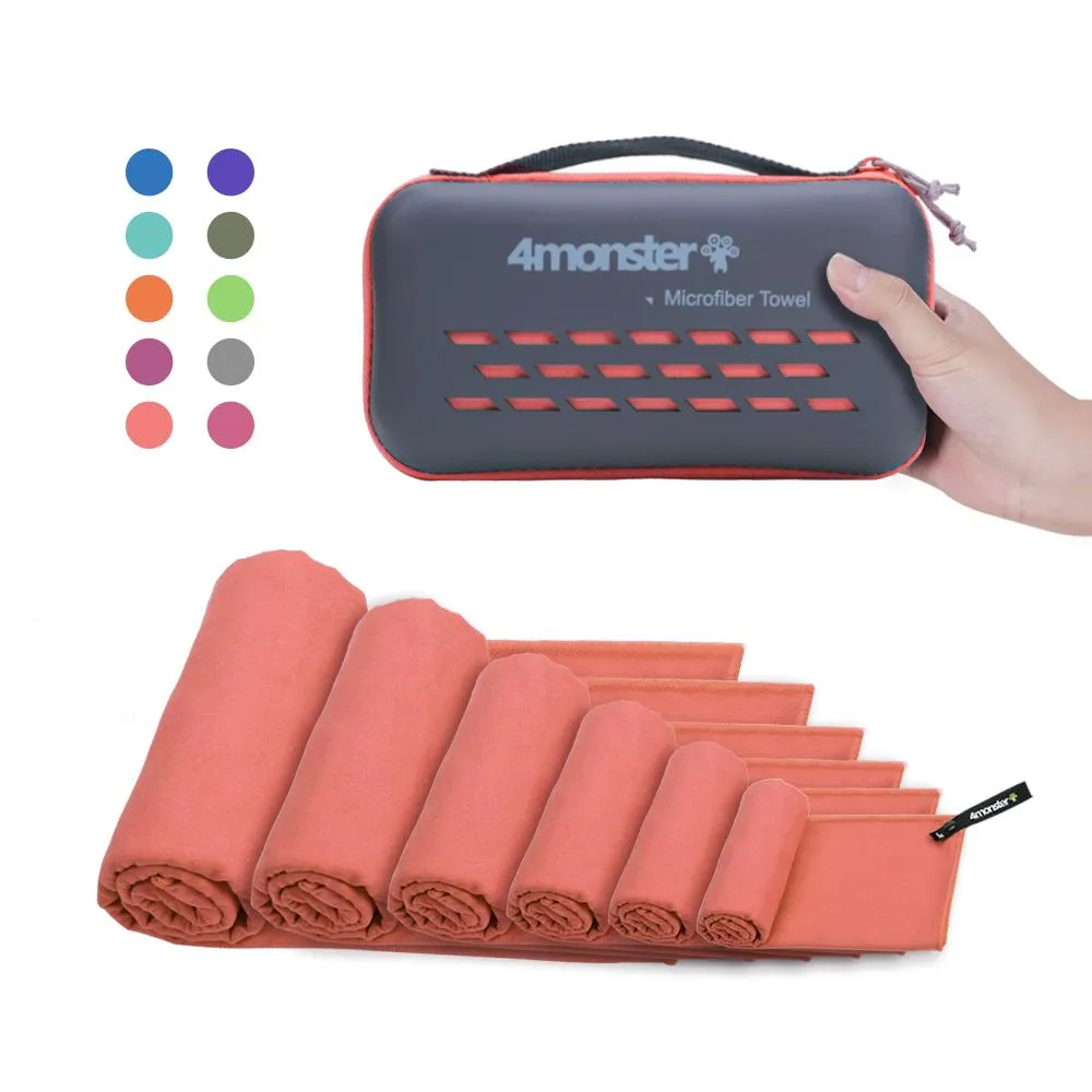 4Monster EVA Case Antibacterial Travel Towel