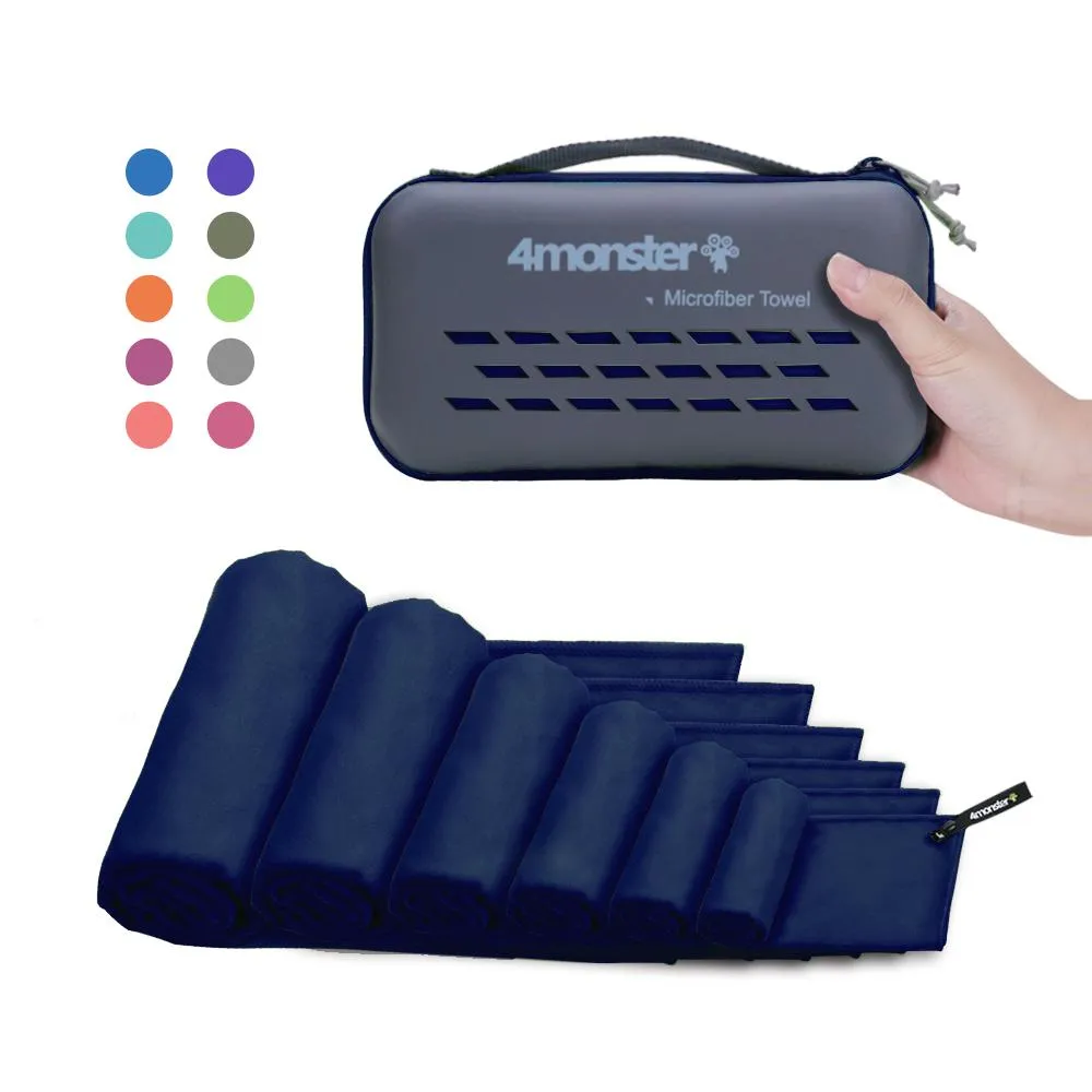 4Monster EVA Case Antibacterial Travel Towel