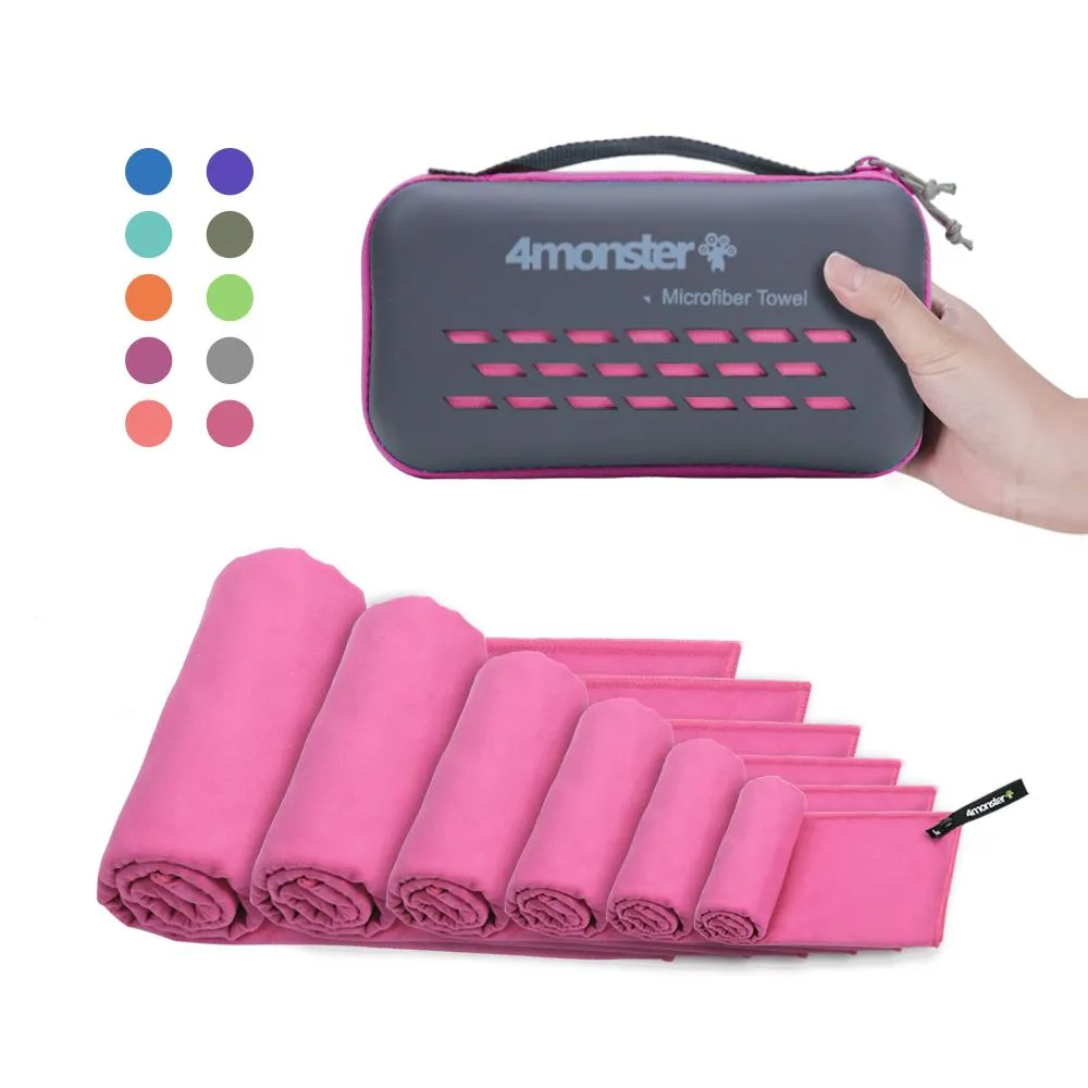 4Monster EVA Case Antibacterial Travel Towel
