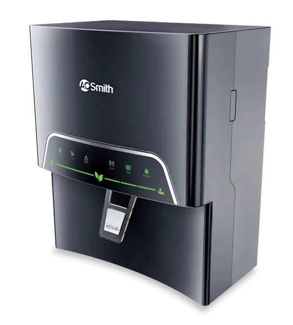 AO Smith Proplanet P3 Pro, Alkaline Mintech, Baby Safe Water with 8 Stage Purification, 100% RO SCMT (Silver Charged Membrane Tech), Saves upto 60% Water, India's 1st 5-star rated Water Purifier, Black