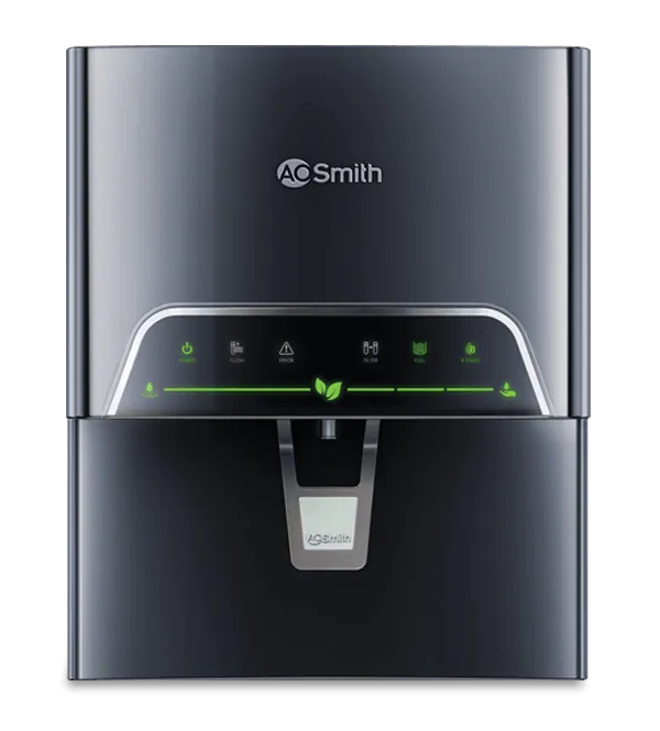 AO Smith Proplanet P3 Pro, Alkaline Mintech, Baby Safe Water with 8 Stage Purification, 100% RO SCMT (Silver Charged Membrane Tech), Saves upto 60% Water, India's 1st 5-star rated Water Purifier, Black