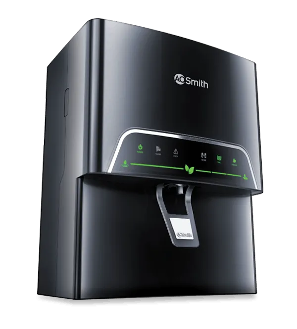 AO Smith Proplanet P3 Pro, Alkaline Mintech, Baby Safe Water with 8 Stage Purification, 100% RO SCMT (Silver Charged Membrane Tech), Saves upto 60% Water, India's 1st 5-star rated Water Purifier, Black