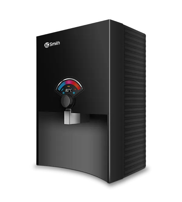 AO Smith ProPlanet P8 Water Purifier RO SCMT with Heater , 6.5 Litres Capacity (Black)