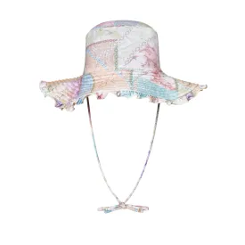 Aqua Blu Kids Lycra Hat AG2319BR - Brindle