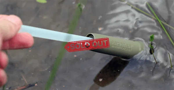 Aquamira Frontier Straw Filter Tactical - BLU