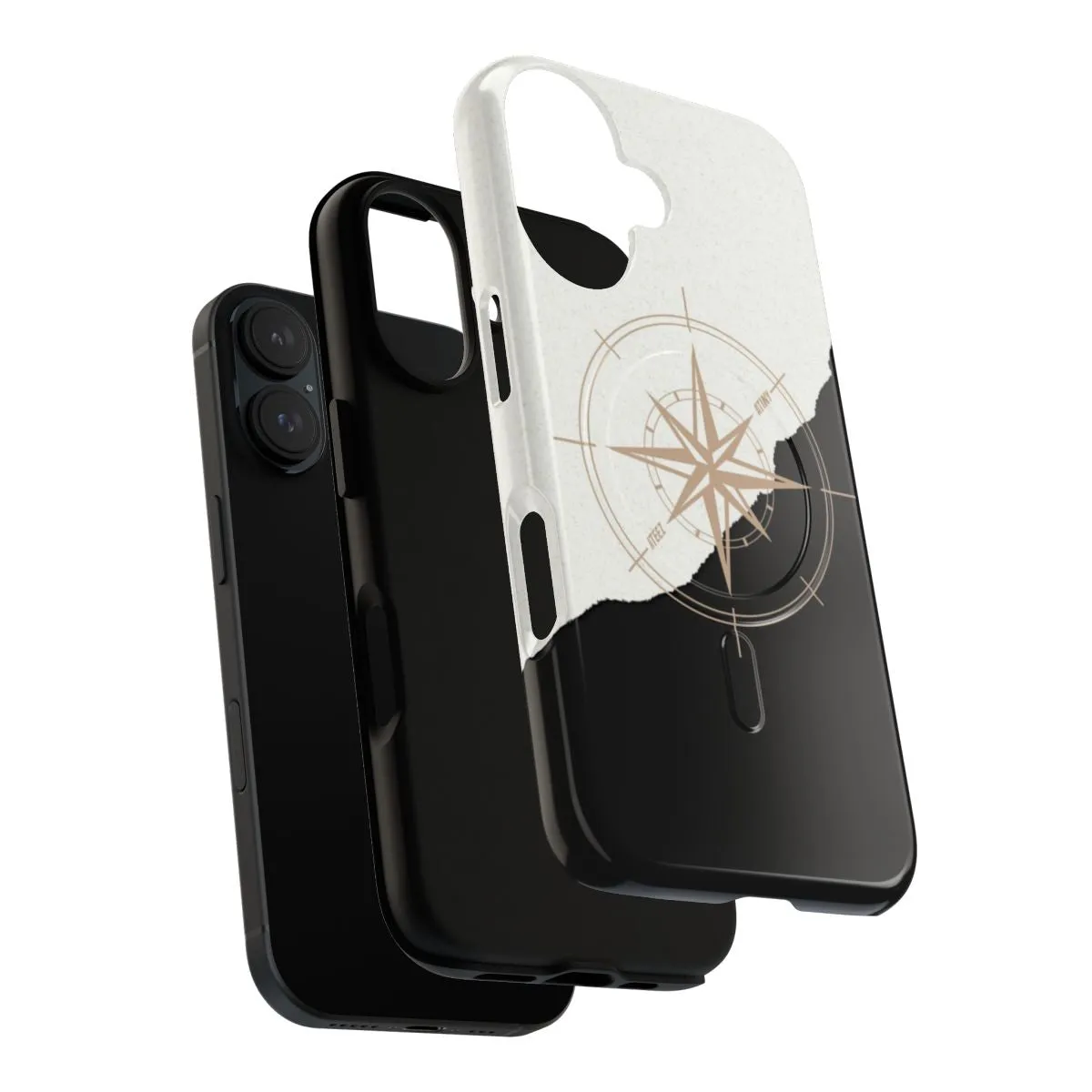 ATEEZ Inspired Compass Design Magnetic Tough Phone Case