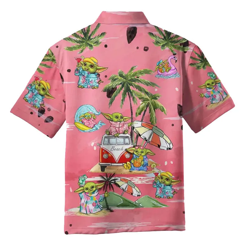 Baby Yoda Tropical Hawaiian Shirt