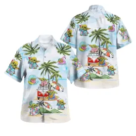 Baby Yoda Tropical Hawaiian Shirt