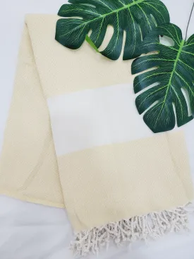 Beach/Bath Sand Free Towels-Easy Carry Quick Dry Thin Towel- Lemon by EBRU Home