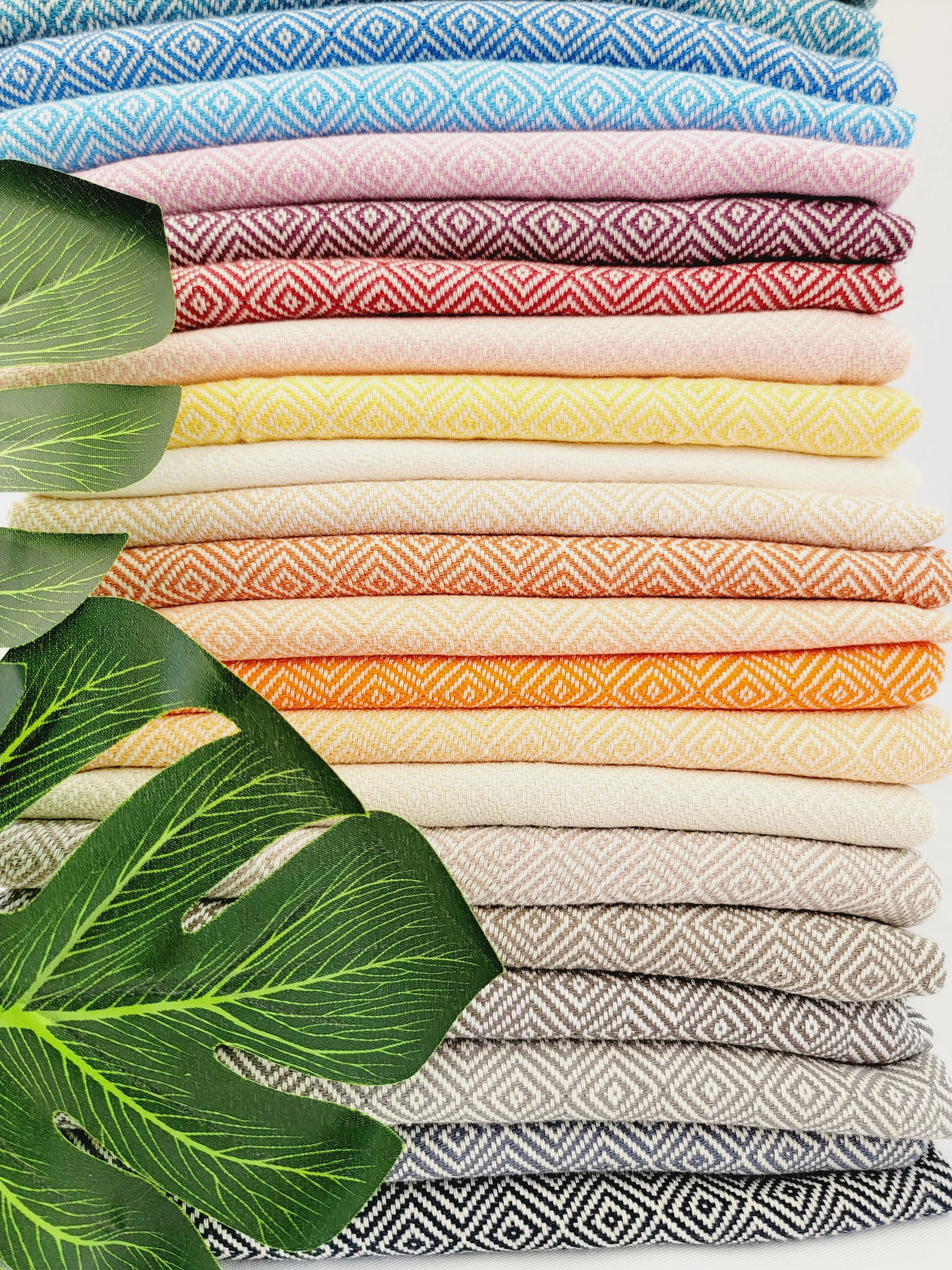 Beach/Bath Sand Free Towels-Easy Carry Quick Dry Thin Towel-Yellow by EBRU Home