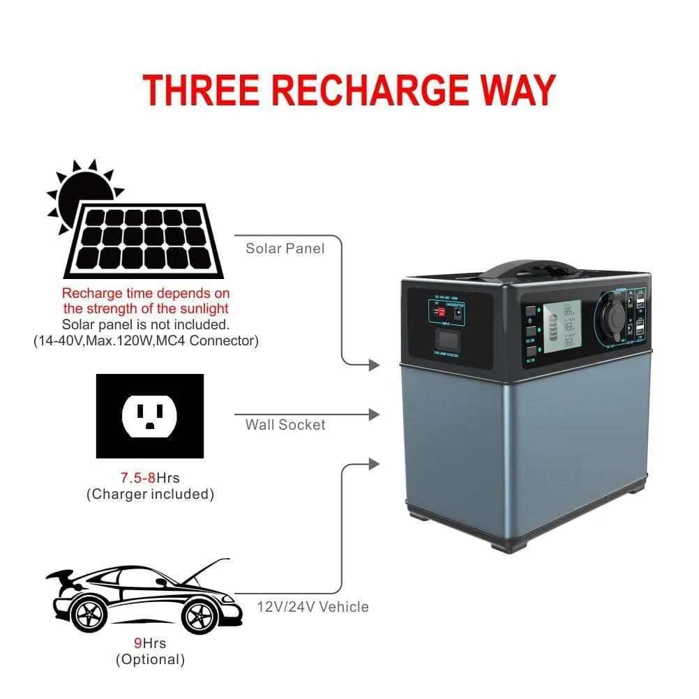 Breeze Portable 400W Generator with 4*USB Charge - Portable solar generator