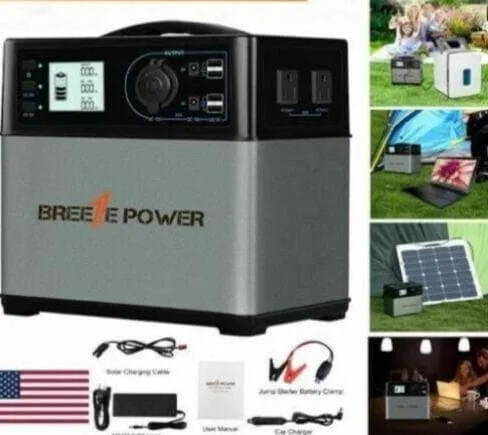 Breeze Portable 400W Generator with 4*USB Charge - Portable solar generator