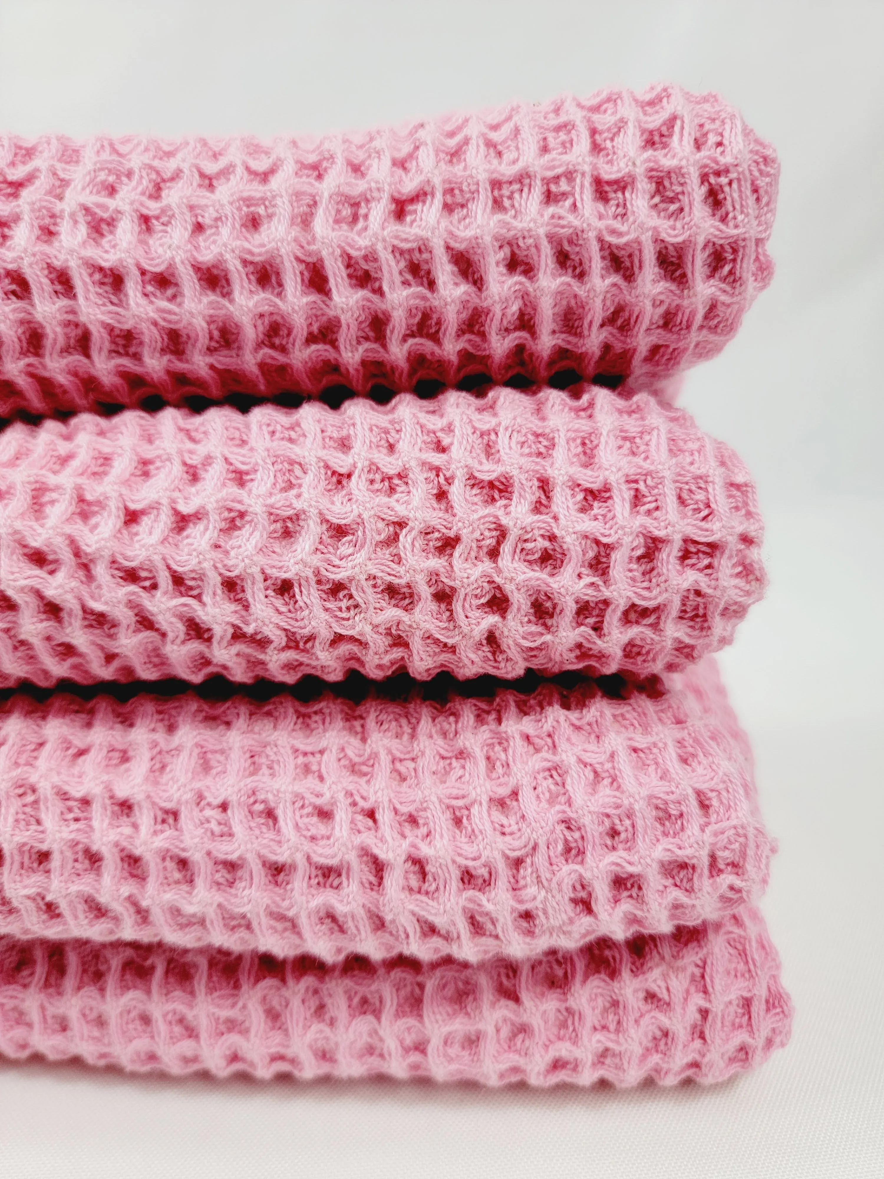 Bundle Waffle Soft Towels Lightweight Quick Dry by EBRU Home