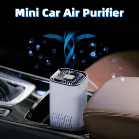 Car Air Purifier Portable Negative Ion Generator Remove Dust Air Freshen