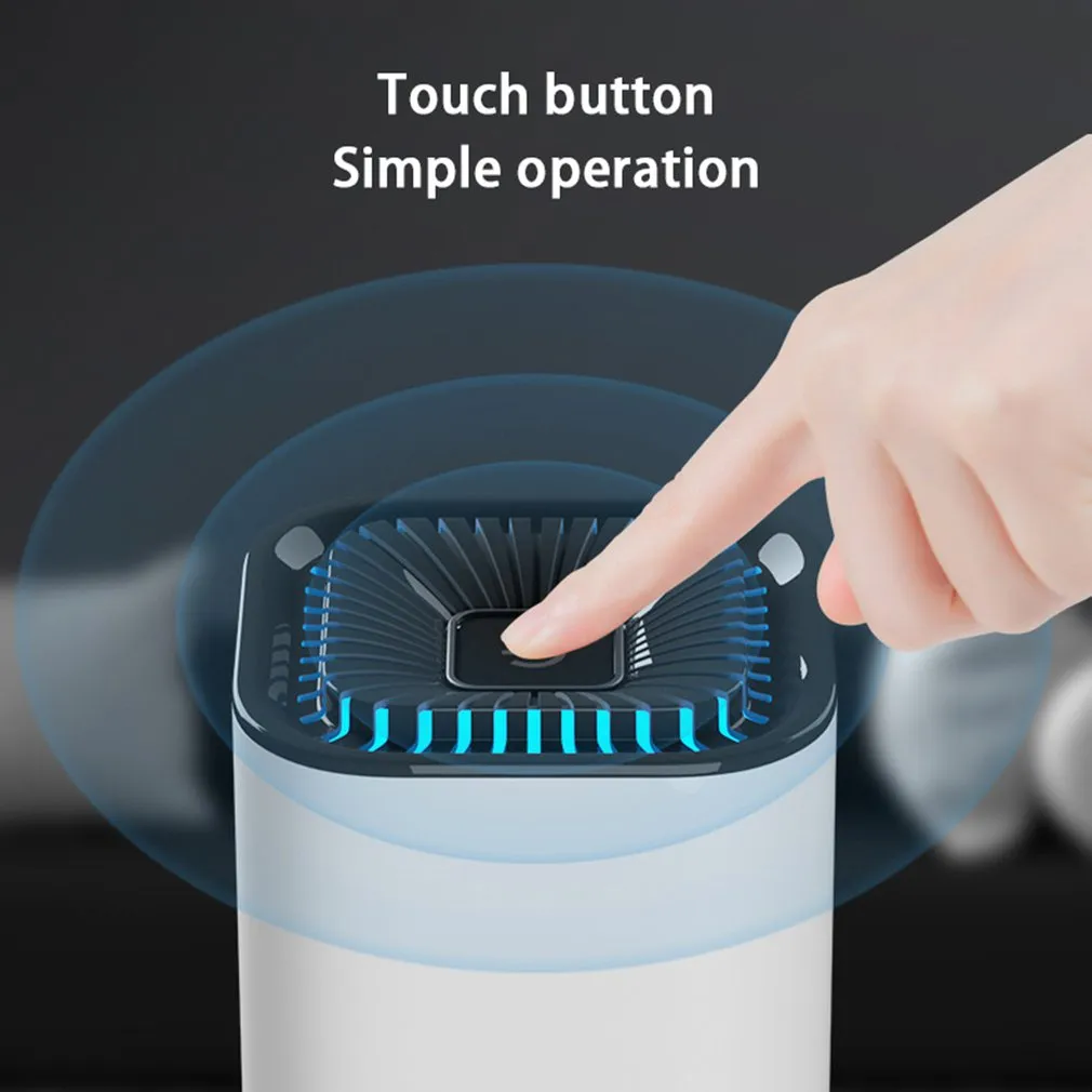 Car Air Purifier Portable Negative Ion Generator Remove Dust Air Freshen
