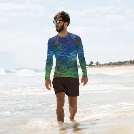 Cloudy Skies Manifulation Men's Rash Gaurd Shirt