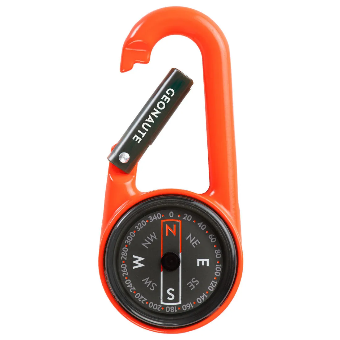 Compact snap-hook orienteering compass 50