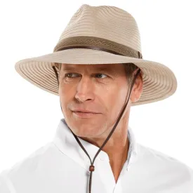 Coolibar Men's Galileo Packable Travel Hat UPF 50  - Khaki
