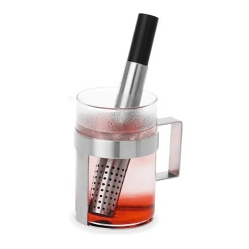 Creative Stainless Steel Tea Filter Tea Strainer Stick Tea Infuser Portable Tea Coffee Teapot Filter