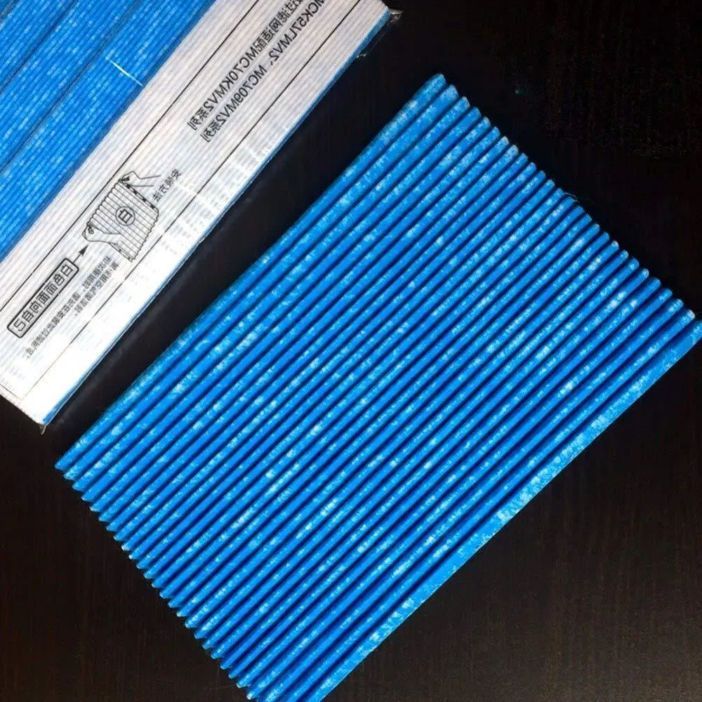 Daikan  Air Purifier MC70MVM6 Compatible Replacement Filter Set (12x4x6 cm, Blue) 4 Pieces