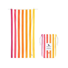 Dock & Bay Cabana Quick Dry Towels Peach Sunrise Large 90x160
