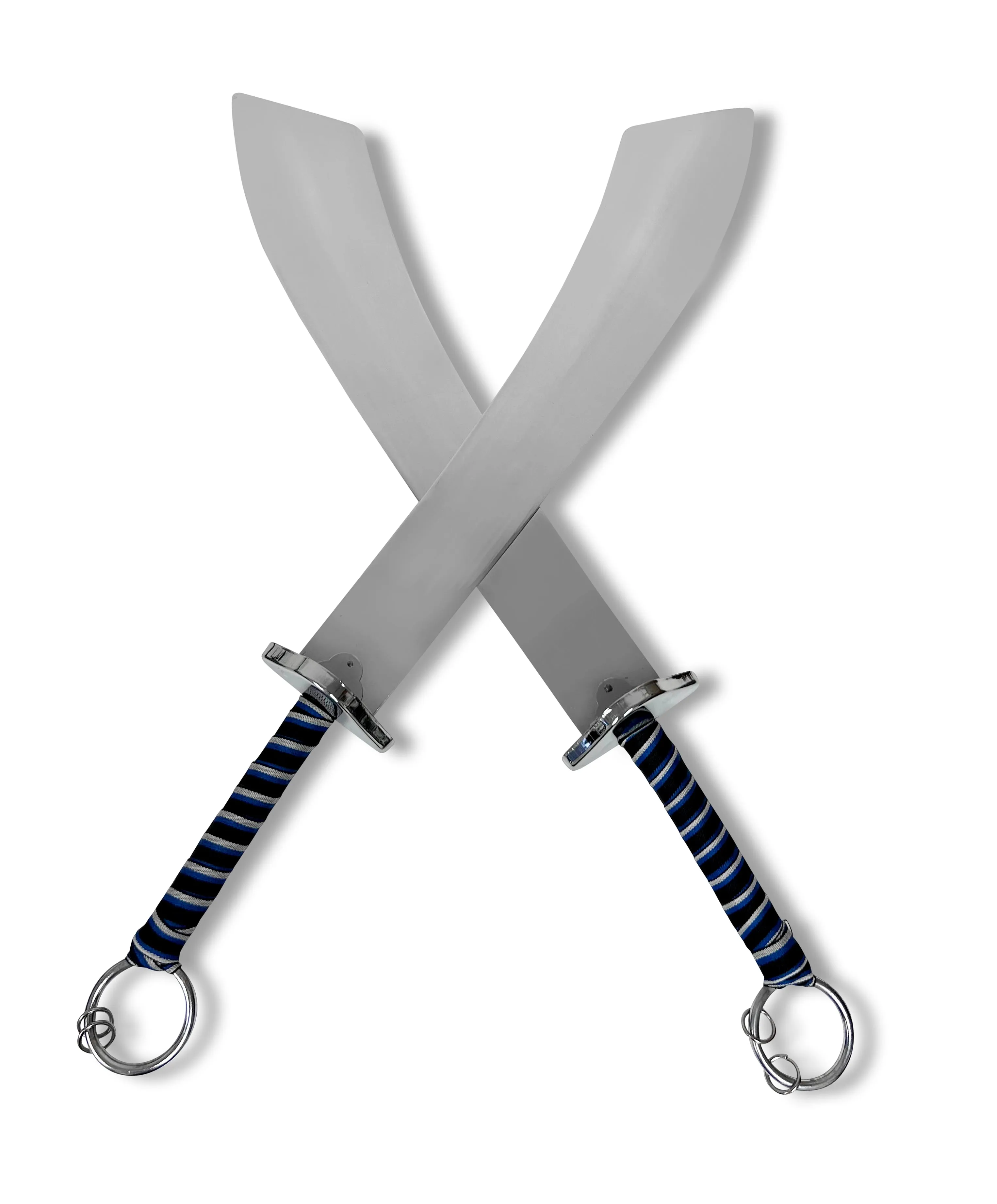 Double Head Choppers Aluminum Blade Kung Fu Antique Swords