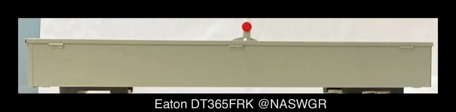 Eaton DT365FRK Heavy Duty Safety Switch - 400A/600V/3P/N3R - Unused