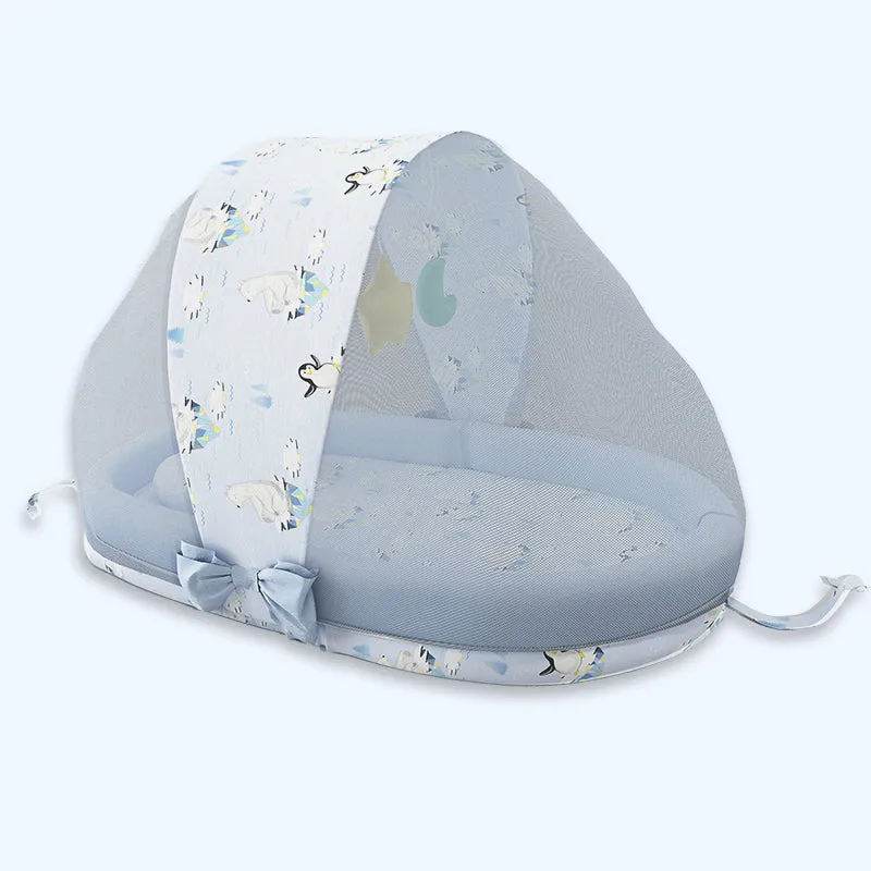 Fancy Fluff Organic Multipurpose Mosquito Net Set - Arctic