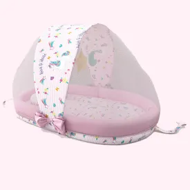 Fancy Fluff Organic Multipurpose Mosquito Net Set - Unicorn