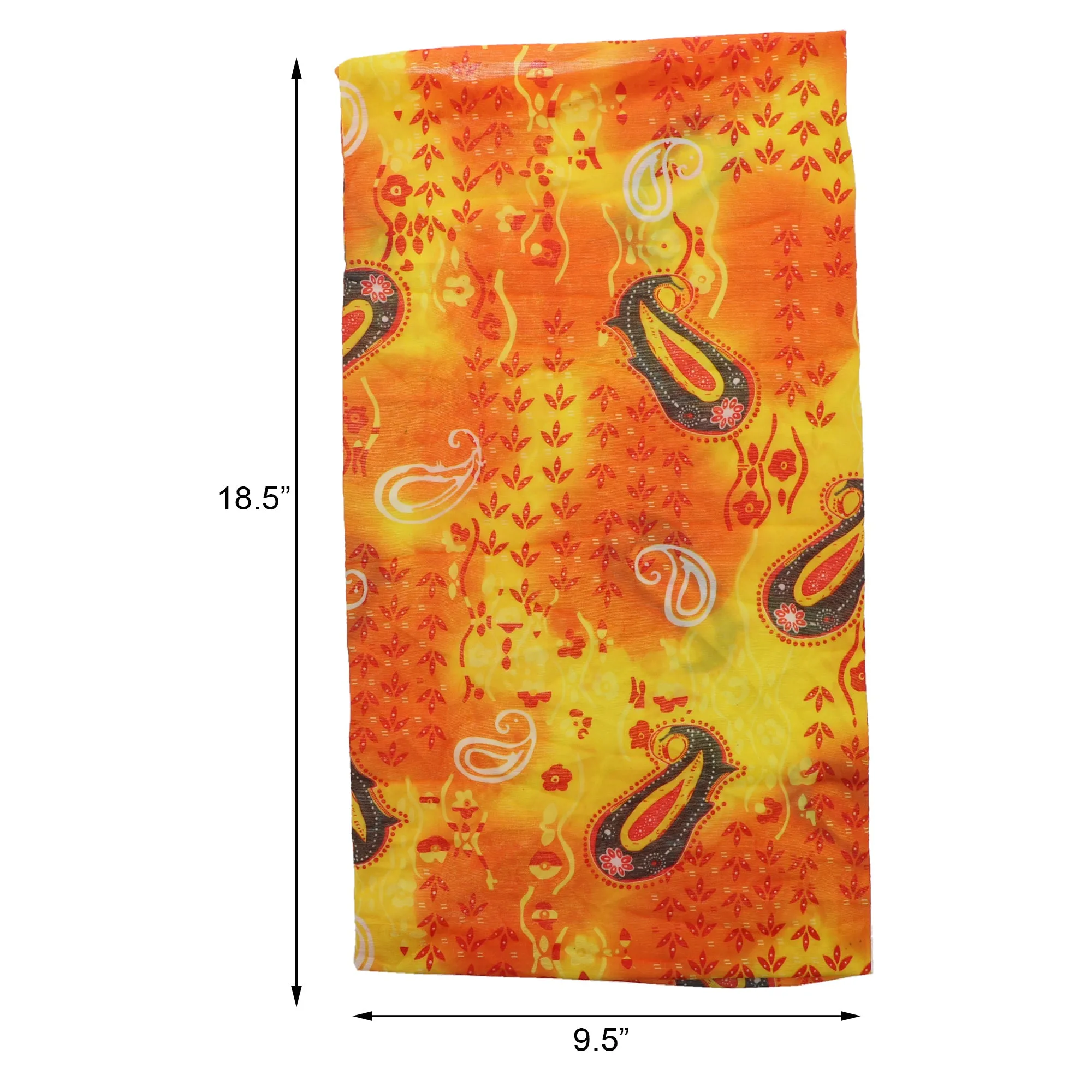 Floral Paisley Seamless Bandana Neck Gaiter