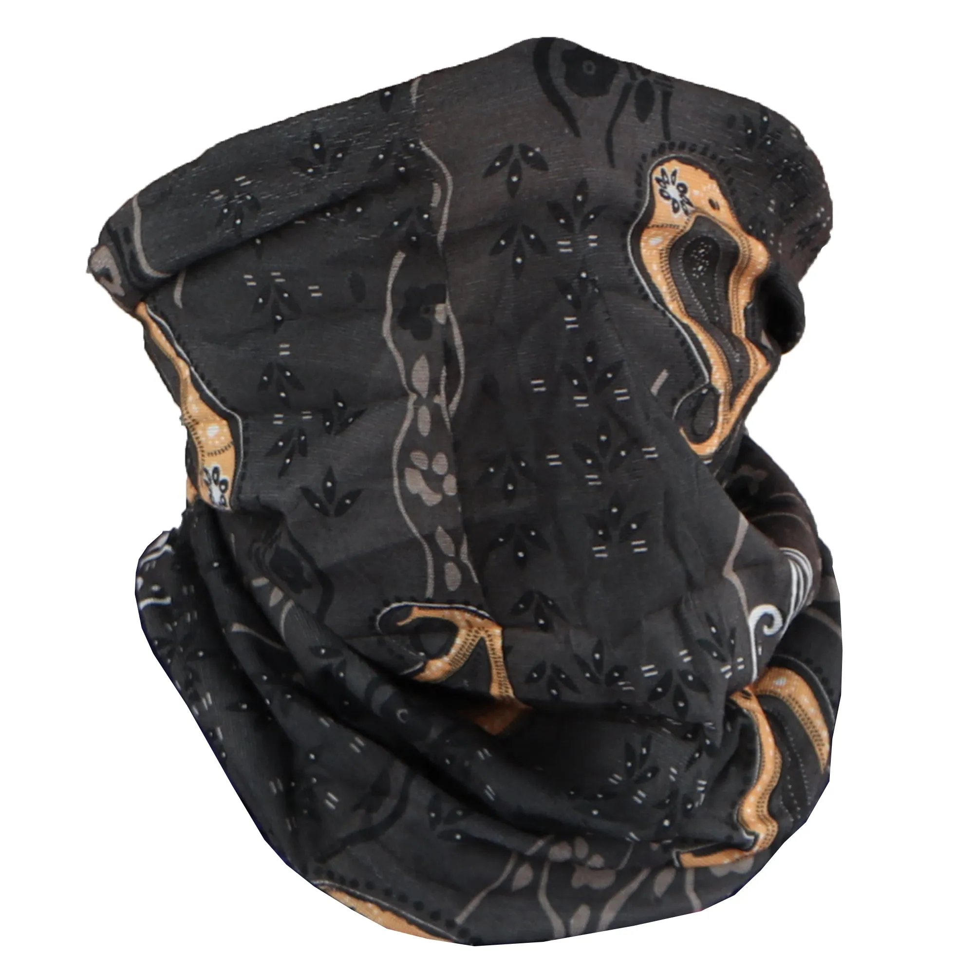 Floral Paisley Seamless Bandana Neck Gaiter