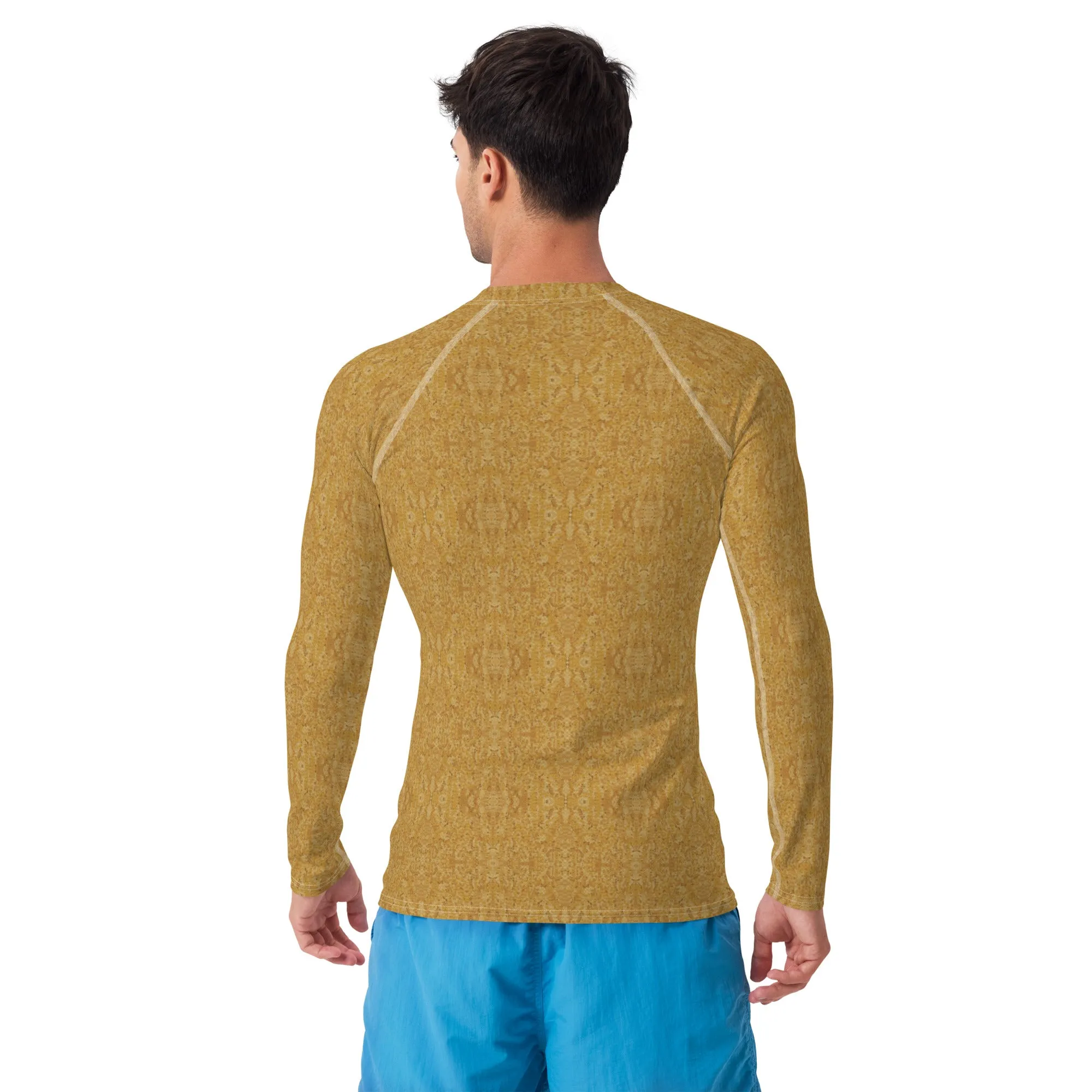 Golden sands Men's Rash Guard swim top