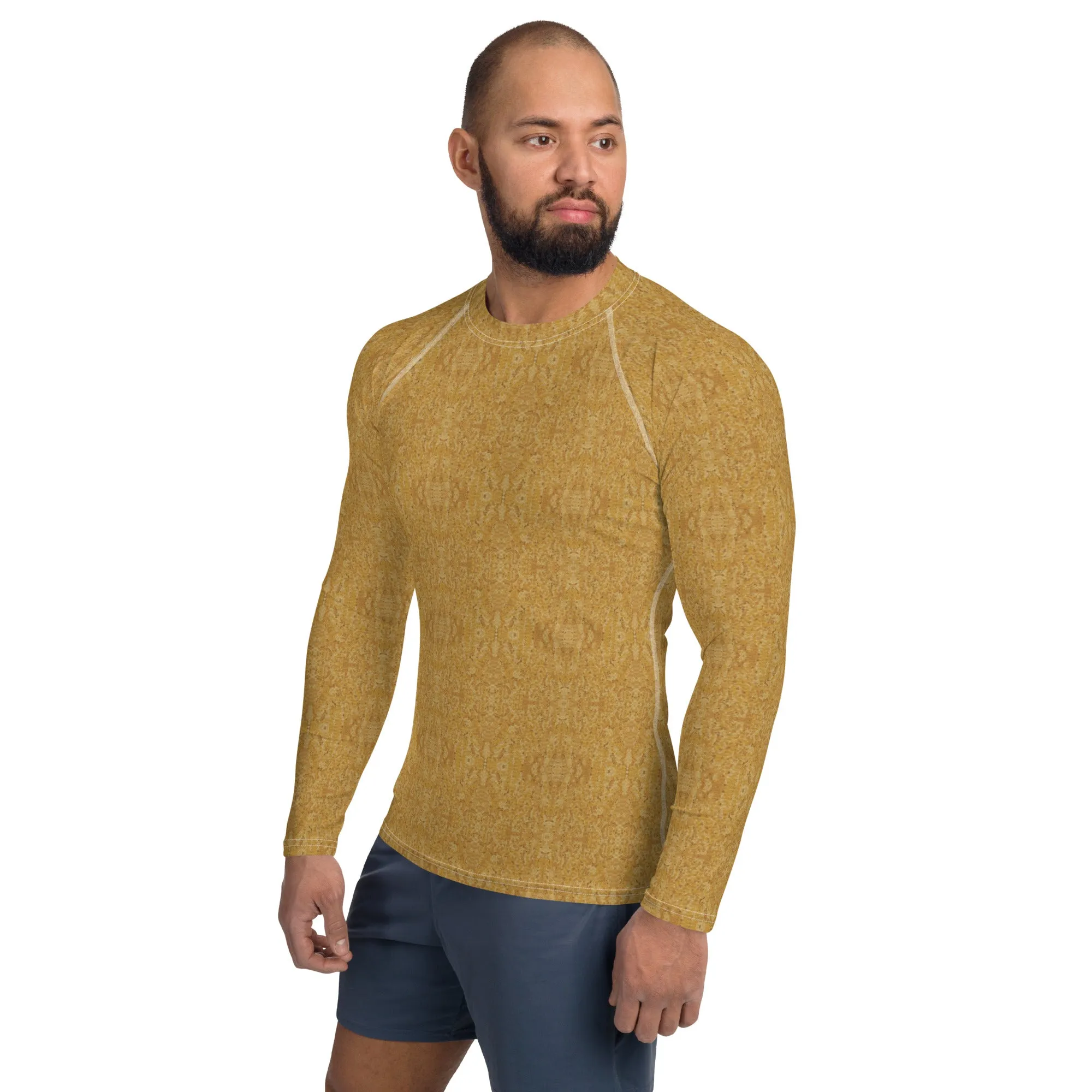 Golden sands Men's Rash Guard swim top
