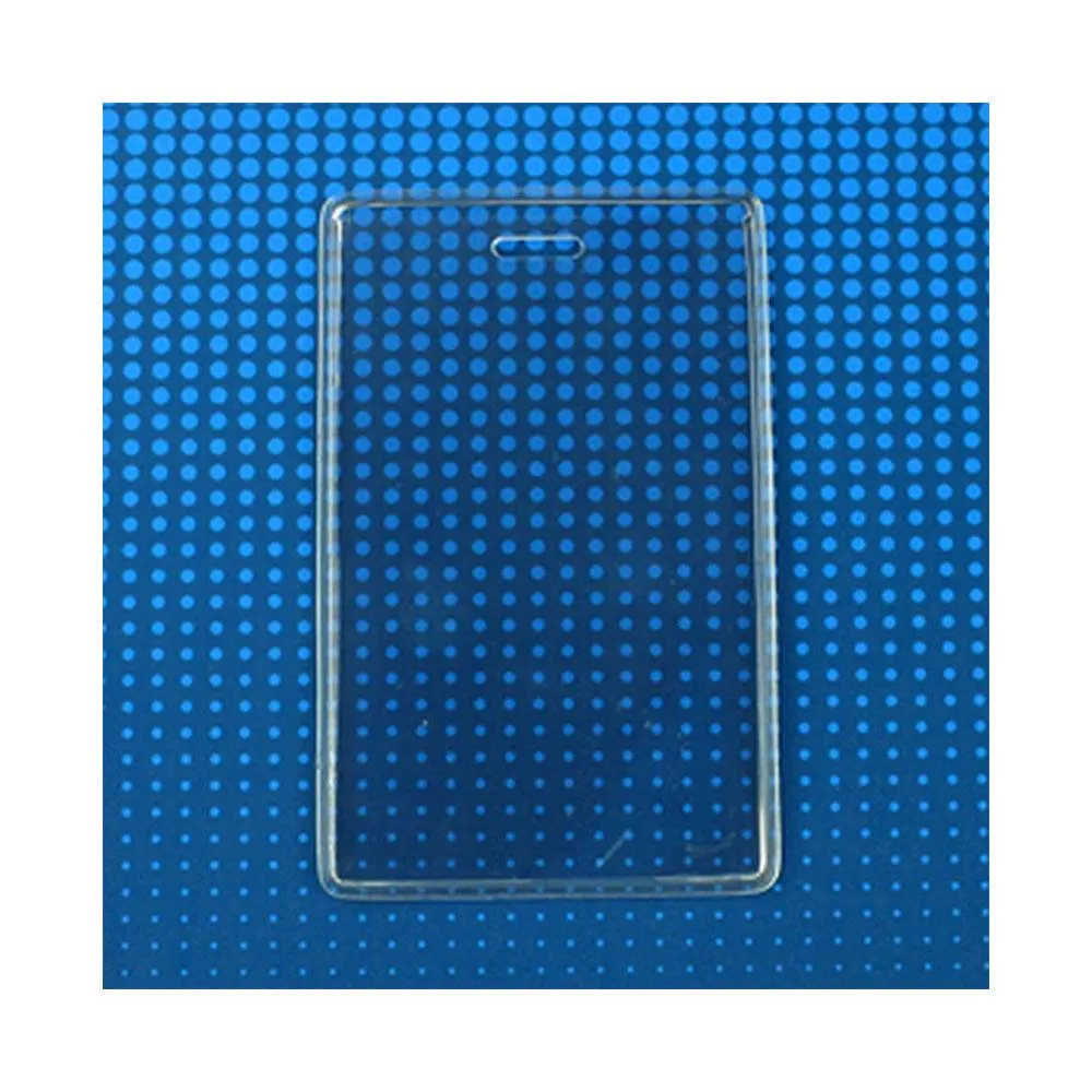 Heavy-Duty Clear Vinyl Vertical Proximity Card Holder