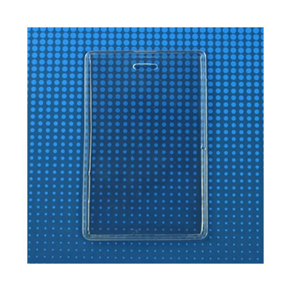 Heavy-Duty Clear Vinyl Vertical Proximity Card Holder