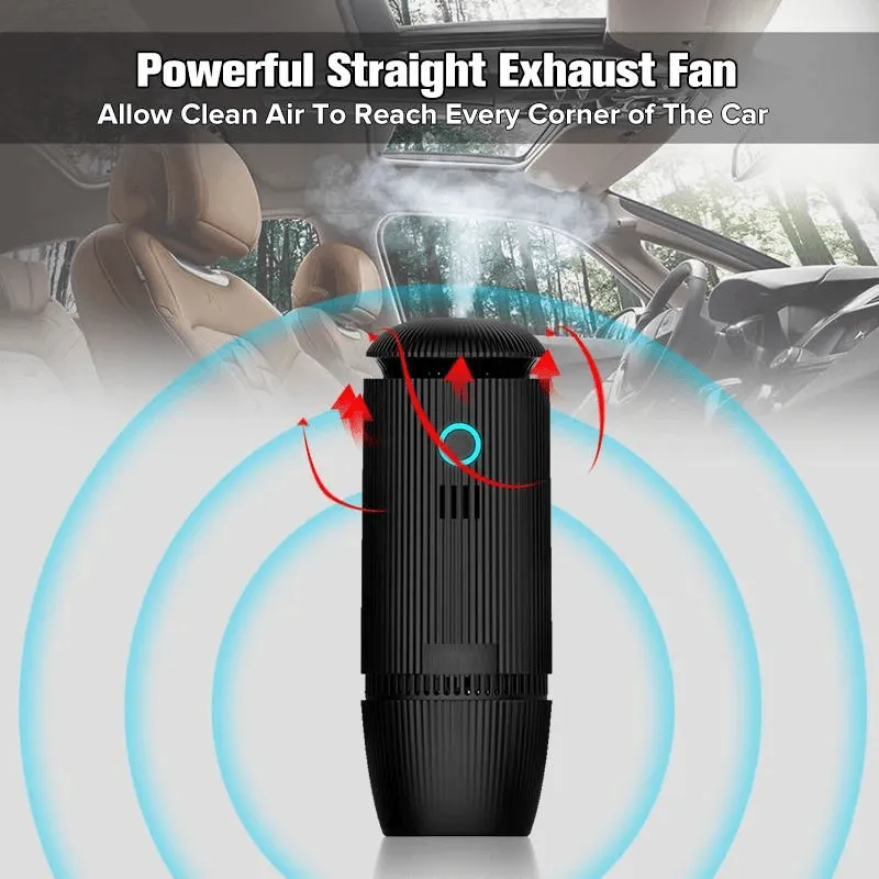 Ioniser Portable Car Air Purifier & Oil Aroma Diffuser