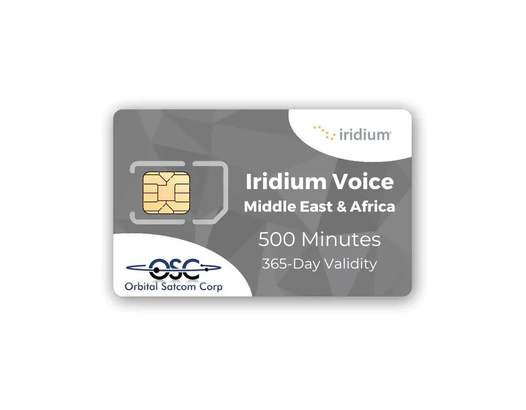 Iridium Sat Phone Top-Ups