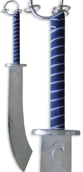Large Double Handed Head Chopper Dadao