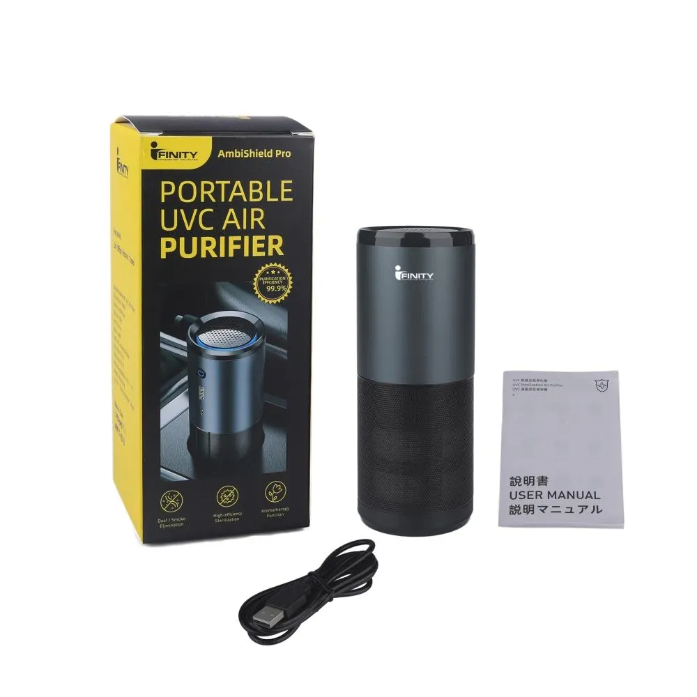 <b>Portable UVC HEPA AIR PURIFIER for Car | Office | Home | Travel </b>