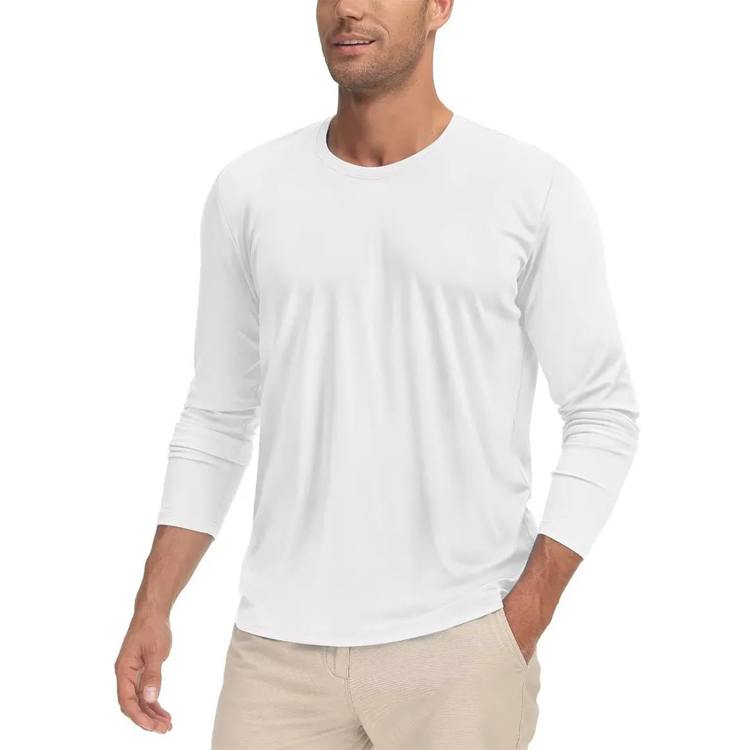Men's UPF 50  UV Protection Quick Dry Long Sleeve Shirt