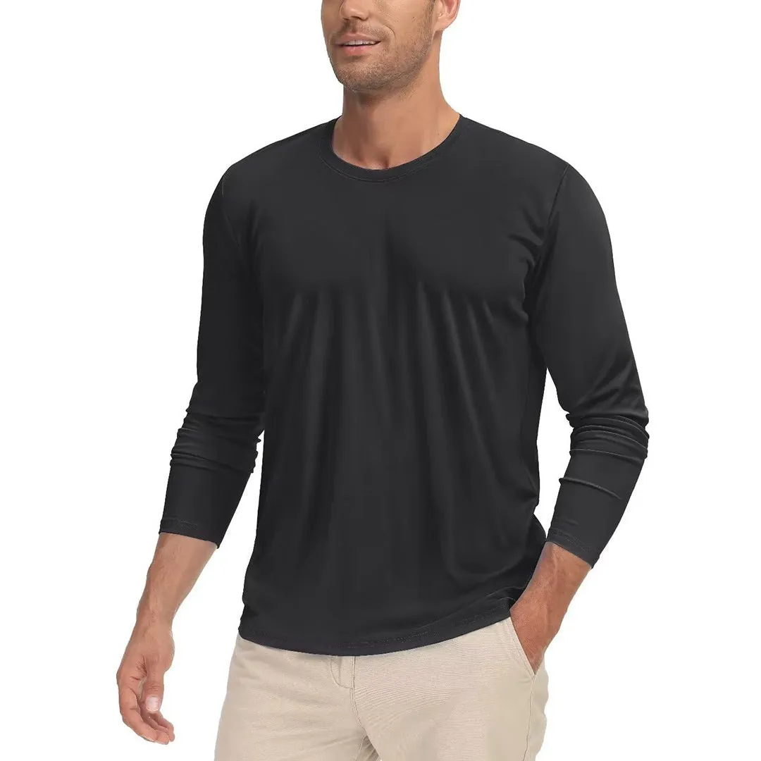 Men's UPF 50  UV Protection Quick Dry Long Sleeve Shirt