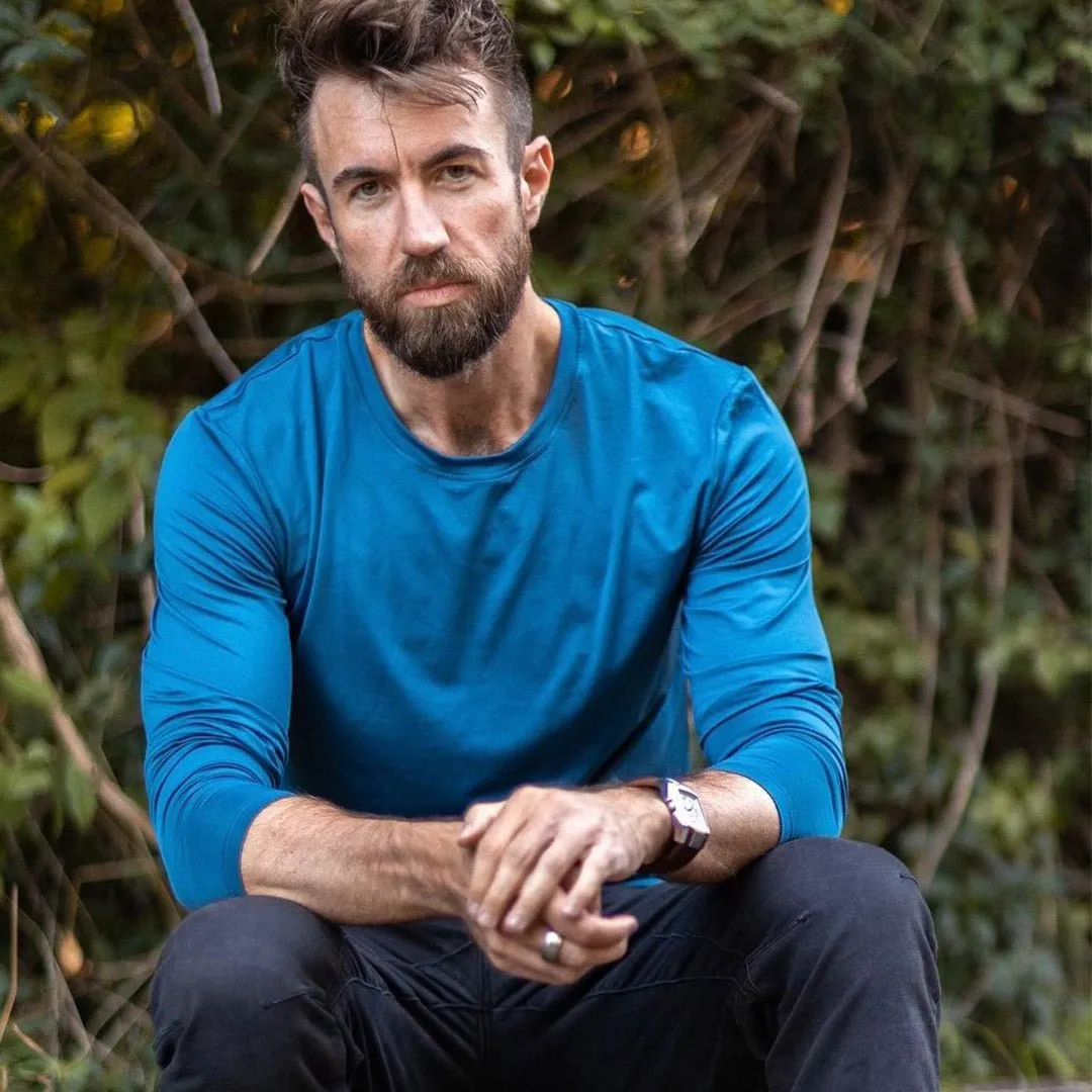 Men's UPF 50  UV Protection Quick Dry Long Sleeve Shirt