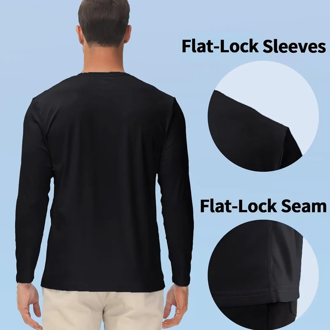 Men's UPF 50  UV Protection Quick Dry Long Sleeve Shirt