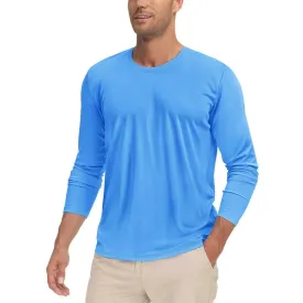 Men's UPF 50  UV Protection Quick Dry Long Sleeve Shirt