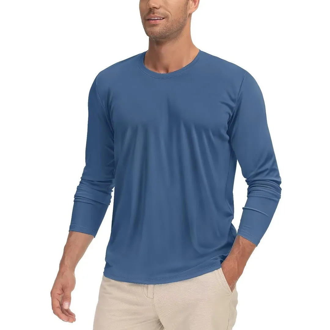 Men's UPF 50  UV Protection Quick Dry Long Sleeve Shirt